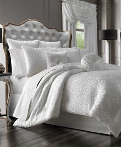 J Queen New York Astoria White Comforter Set