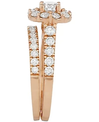 Certified Diamond Bridal Set (2 ct. t.w.) 18k Gold, White Gold or Rose Created for Macy's