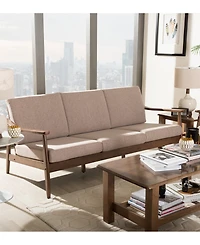 Ambelin 72" Faux Leather Sofa