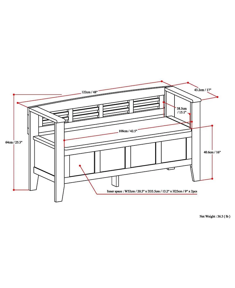 Fernley Storage Bench