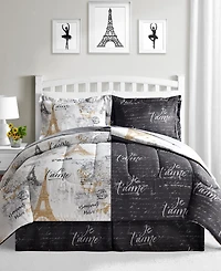Fairfield Square Collection Paris Gold Reversible 8 Pc. Comforter Sets, Exclusively at Macy's