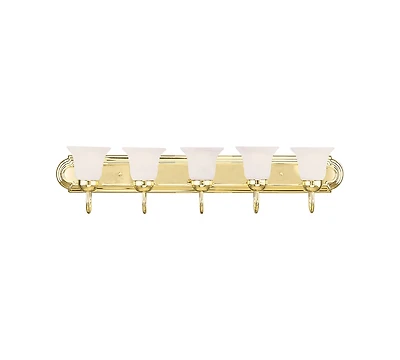 Livex Home Basics 5-Light Vanity