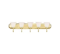 Livex Home Basics 5-Light Vanity