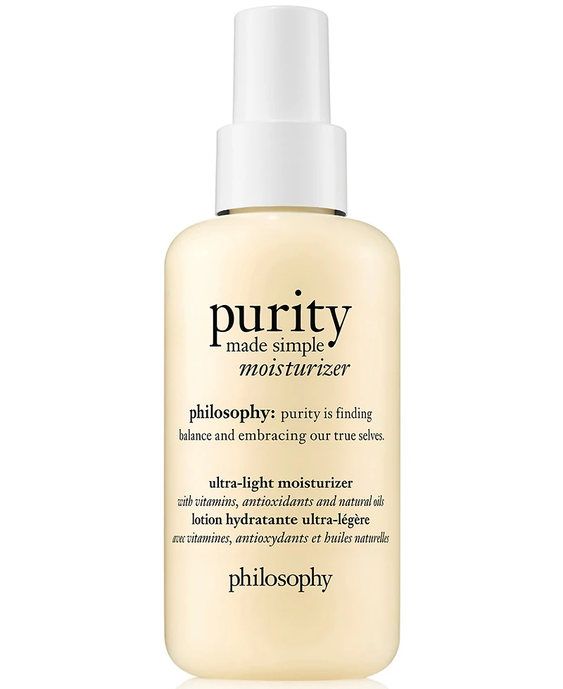 philosophy Purity Made Simple Ultra-Light Moisturizer, 4.7 oz.