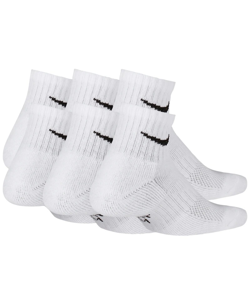 Nike Big Kids' Cushioned Ankle Socks, 6 Pairs