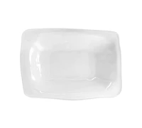 Q Squared Ruffle Melamine Rectangular Serving Bowl
