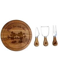 Disney Mickey & Minnie Mouse - 'Acacia Brie' Cheese Board & Tools Set
