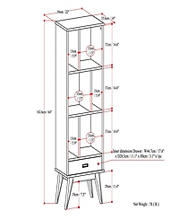 Ednie Bookcase