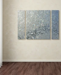 Kurt Shaffer 'Frost Pattern Sun Stars' Multi Panel Art Set Large