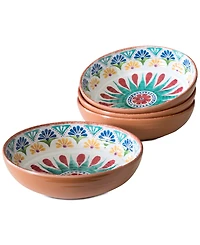 Abode Homewares Rio Medallion Melamine Cereal Bowls, Set of 6