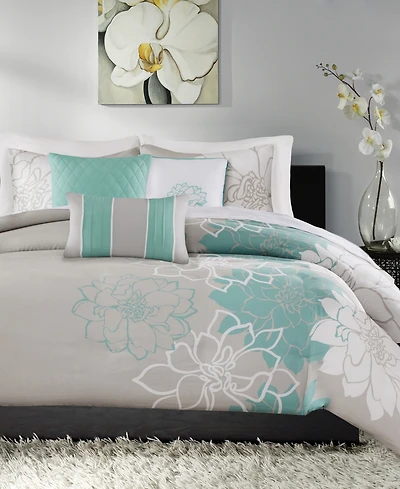 Madison Park Lola 6-Pc. Comforter Set, Twin/Twin Xl
