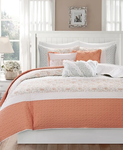 Madison Park Dawn 6-Pc. Quilt Set, Full/Queen