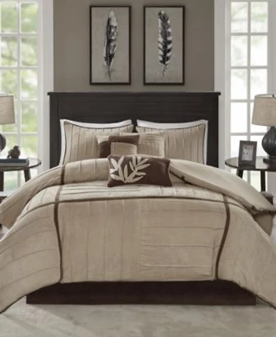 Madison Park Dune Faux Suede Comforter Sets