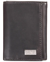 Kenneth Cole Reaction Men's Nappa Leather Extra-Capacity Tri-Fold Wallet