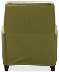 Myia Tufted Back Leather Pushback Recliner, Created for Macy's