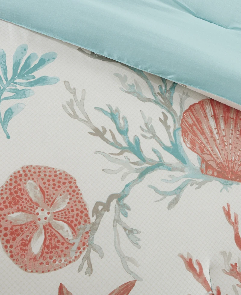 Madison Park Pebble Beach 6-Pc. Duvet Cover Set, Full/Queen