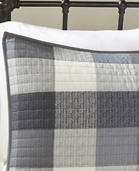 Madison Park Ridge Herringbone 6-Pc. Quilt Set, Full/Queen