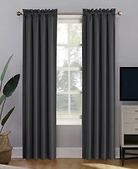 Oslo Theater Grade Extreme 100% Blackout Rod Pocket Curtain Panel