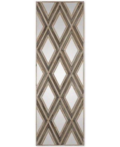 Uttermost Tahira Geometric Argyle-Patterned Wall Mirror
