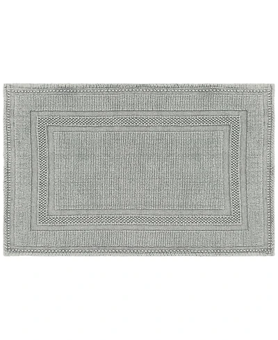 Jean Pierre Racetrack Stonewash Cotton Bath Rug, 21" x 34"