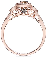 Chocolate by Petite Le Vian and White Diamond Ring (3/8 ct. t.w.) 14k Rose, Yellow or Gold