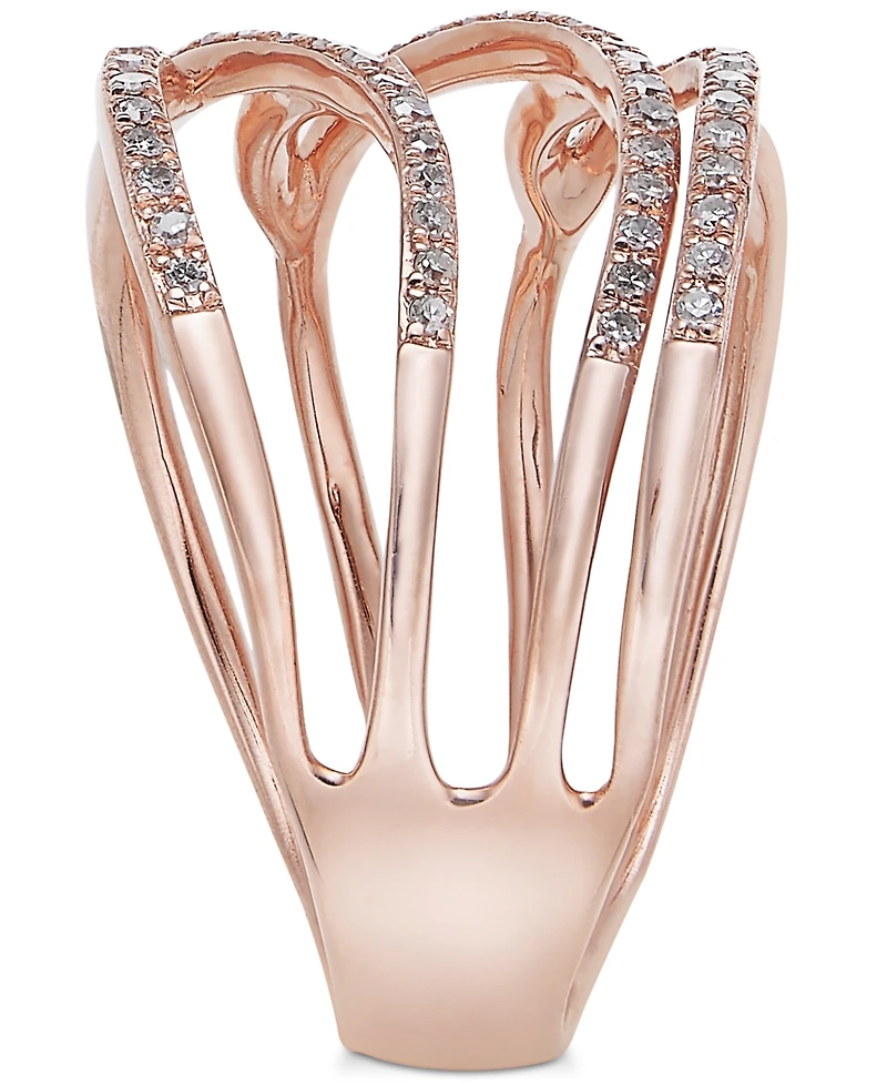 Effy Diamond Ring (3/8 ct. t.w.) 14k Yellow Gold (Also available Rose & White Gold)