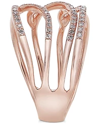 Effy Diamond Ring (3/8 ct. t.w.) 14k Yellow Gold (Also available Rose & White Gold)
