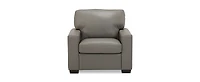 Ennia 36" Leather Armchair, Created for Macy's