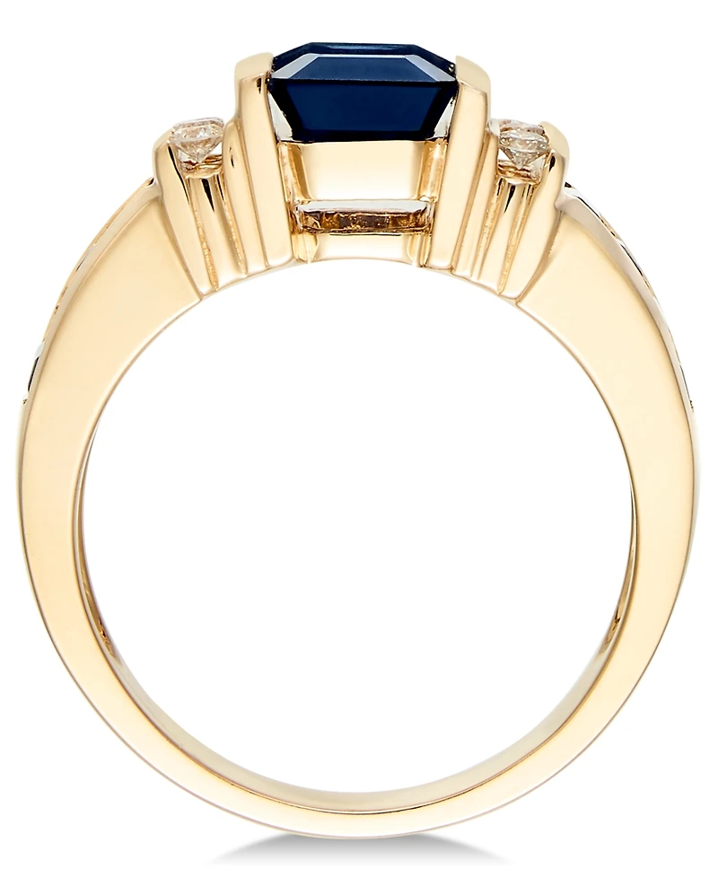 Effy Sapphire (2-1/4 ct. t.w.) and Diamond (1/6 Ring 14k Gold (Also Available Emerald)