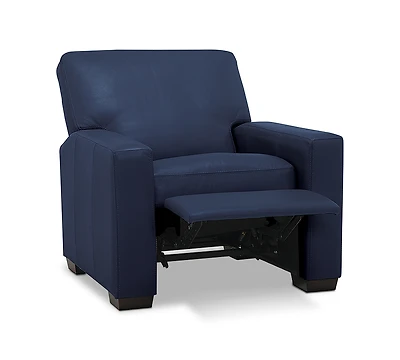 Ennia 36" Leather Pushback Recliner, Created for Macy's
