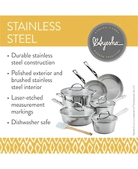 Ayesha Curry Home Collection 11-Pc. Stainless Steel Cookware Set