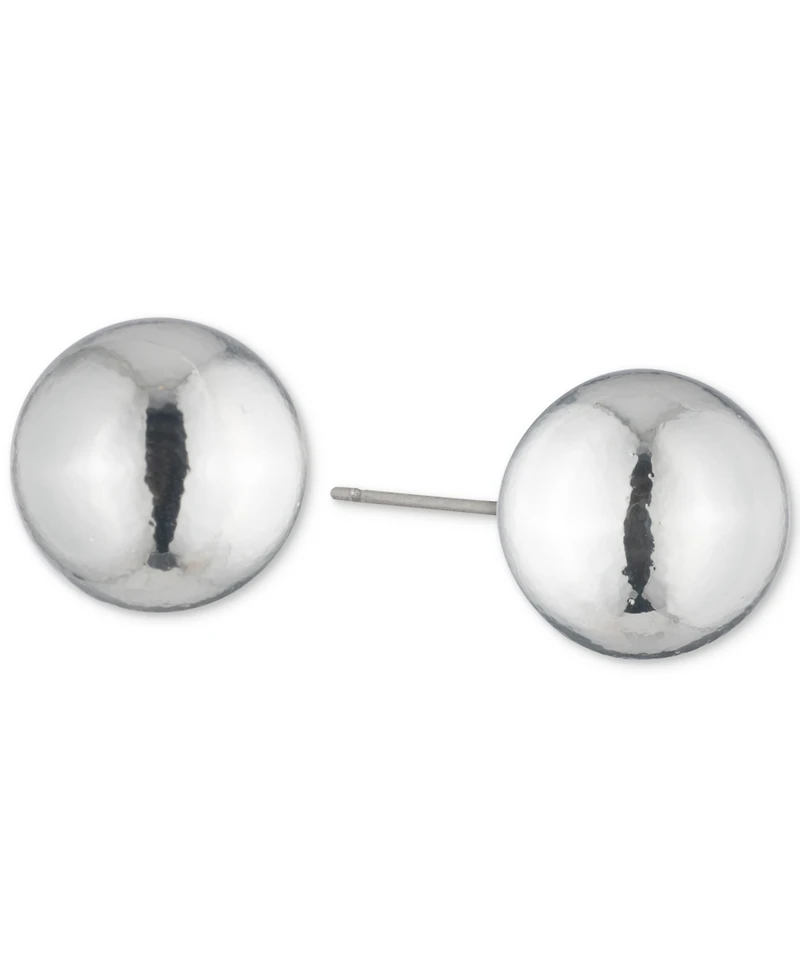 Lauren Ralph Lauren Silver-Tone Metal Stud Earrings
