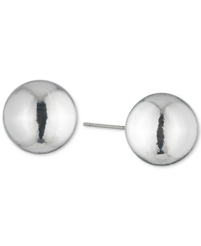 Lauren Ralph Lauren Silver-Tone Metal Stud Earrings