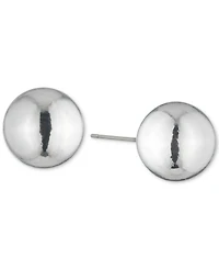 Lauren Ralph Lauren Silver-Tone Metal Stud Earrings