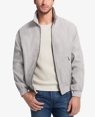 Weatherproof Microfiber Bomber Jacket
