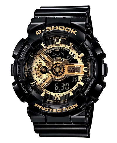 G-Shock Men's Analog Digital Black Resin Strap Watch