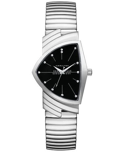 Hamilton Unisex Swiss Ventura Stainless Steel Bracelet Watch 32mm