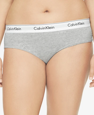 Calvin Klein Plus Size Modern Cotton Logo Hipster Underwear QF5118