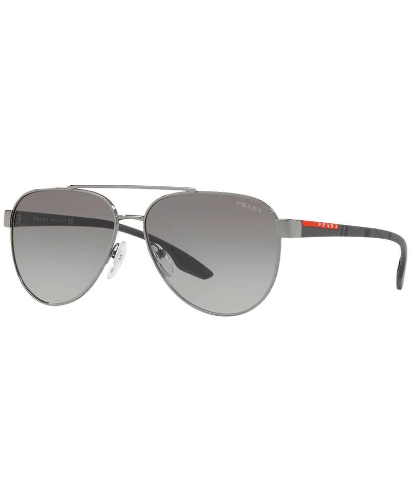 Prada Linea Rossa Men's Sunglasses, Ps 54TS 58