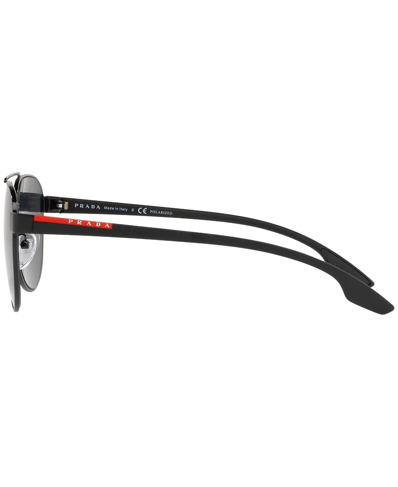 Prada Linea Rossa Men's Polarized Sunglasses