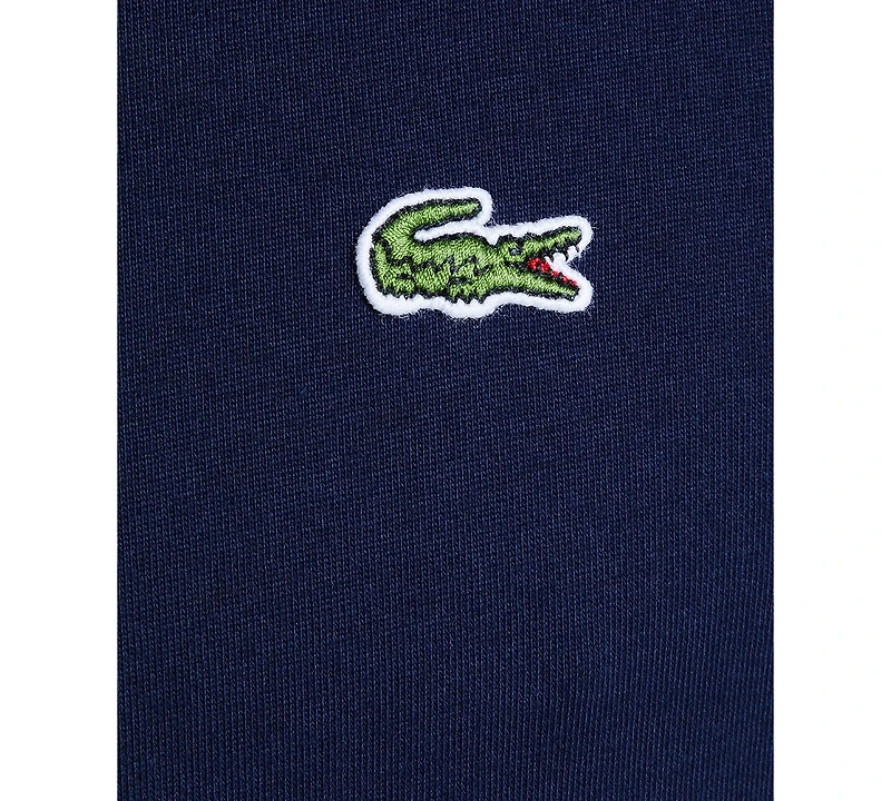 Lacoste Hoodie Jersey Long Sleeve Tee Shirt with Kangaroo Pocket