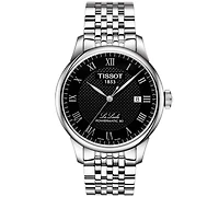 Tissot Men's Swiss T-Classic Le Locle Powermatic 80 Gray Stainless Steel Bracelet Watch 39.3mm