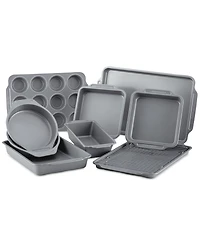 Farberware Nonstick 10-Piece Bakeware Set with Cooling Rack