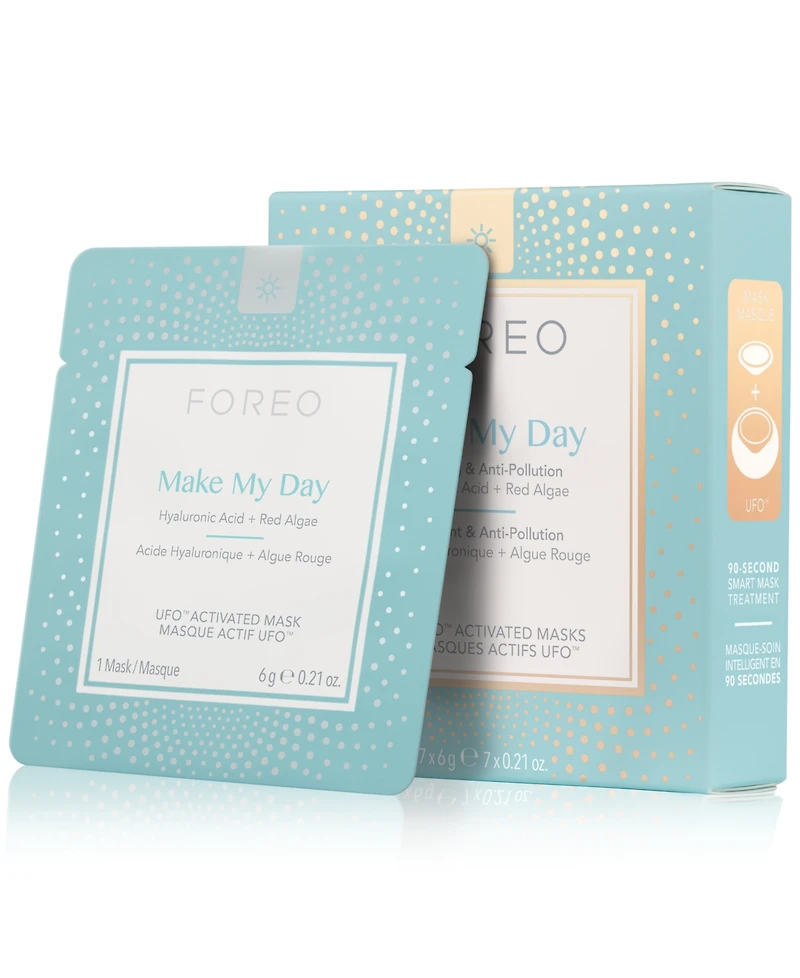 Foreo Make My Day Ufo Activated Masks, 7-Pk.