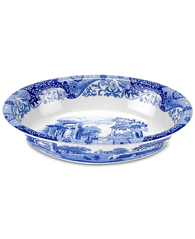 Spode Blue Italian Oval Rim Dish