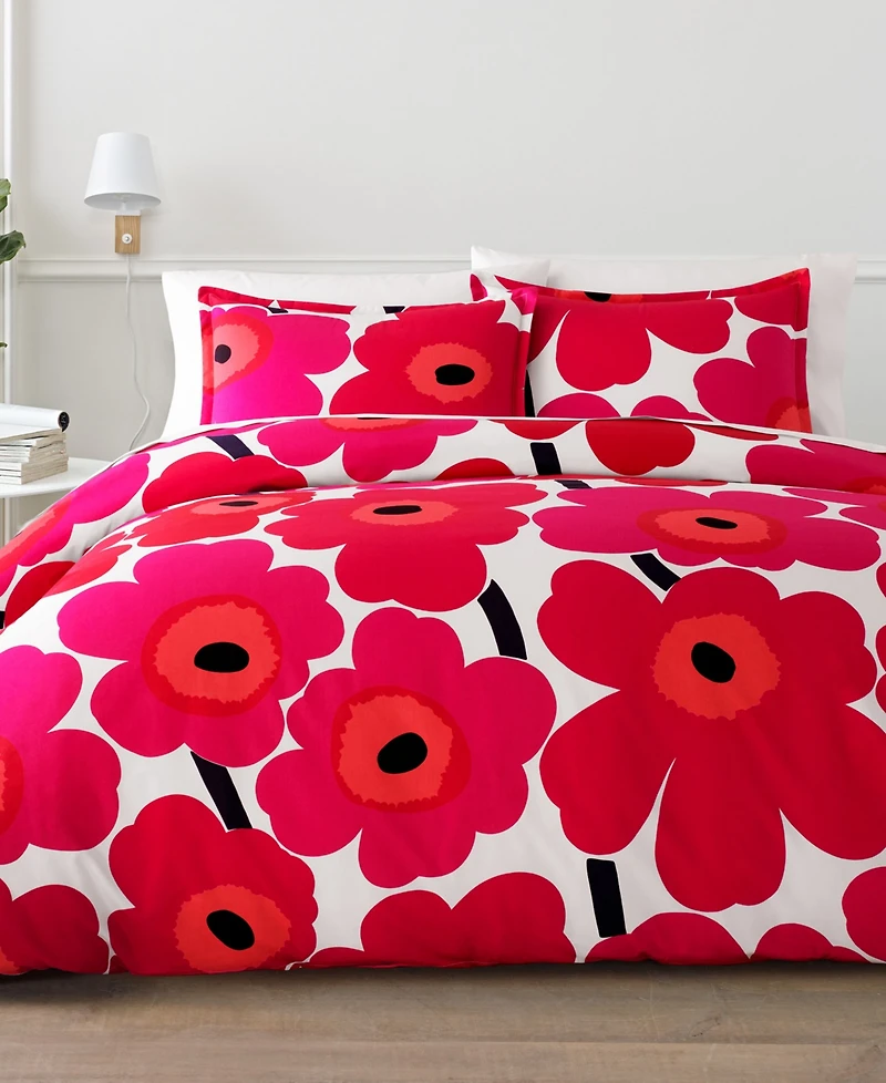 Marimekko Unikko Reversible 3-Pc. Comforter Set, Full/Queen
