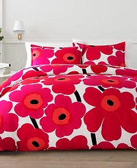Marimekko Unikko Reversible 3-Pc. Comforter Set, Full/Queen