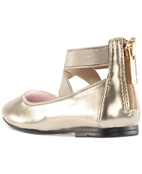 Nina Big Girls Marissa Crisscross Ankle Strap Ballet Flat