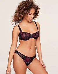 Cerise Unlined Bra