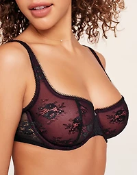 Cerise Unlined Bra